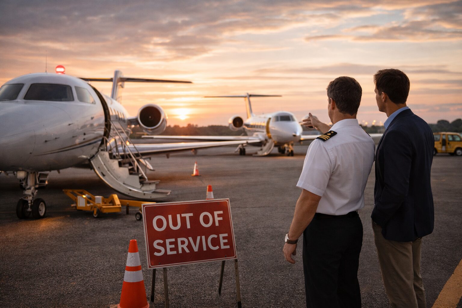 What Happens if a Private Jet Breaks Down? - Iconic Jet Club