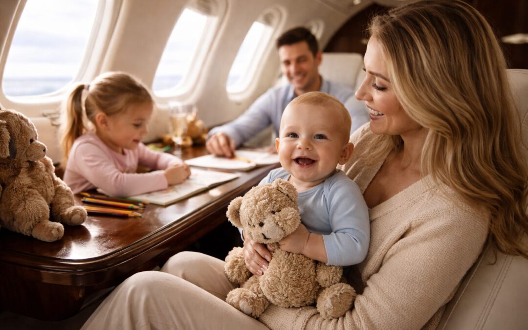 Can You Fly with Kids or Babies on a Private Jet?