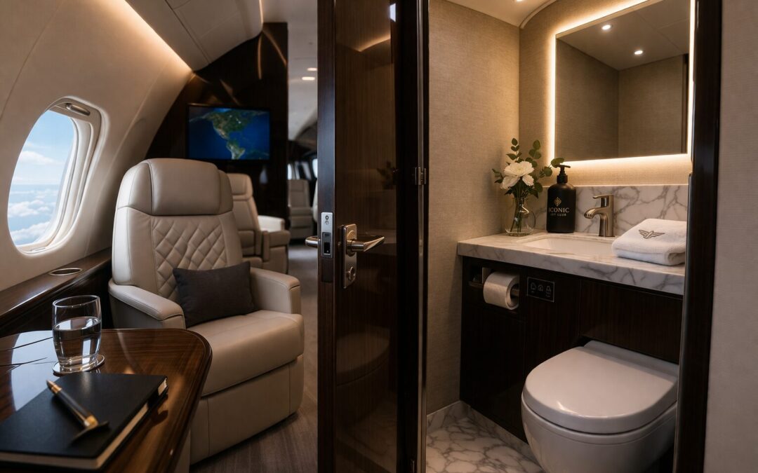 Do Private Jets Have Bathrooms? What to Expect by Aircraft Size
