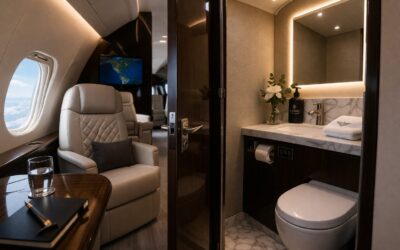 Do Private Jets Have Bathrooms? What to Expect by Aircraft Size